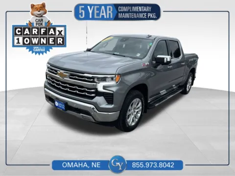 Gray 2024 Chevrolet Silverado 1500 LTZ for sale in Omaha, NE
