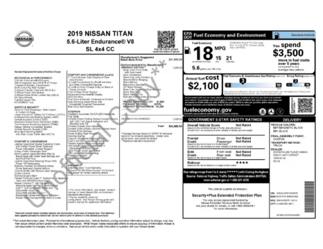 Photos of 2019 Nissan Titan SL for sale in Omaha, NE at Gregg Young Chevrolet of Omaha