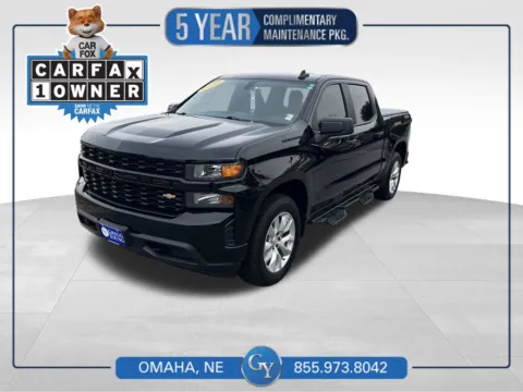 Black 2020 Chevrolet Silverado 1500 Custom for sale in Omaha, NE