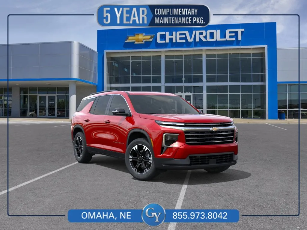 Red 2027 Chevrolet Traverse LT for sale in Omaha, NE
