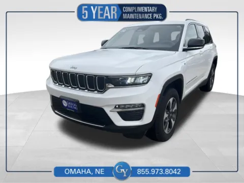 White 2024 Jeep Grand Cherokee 4xe for sale in Omaha, NE