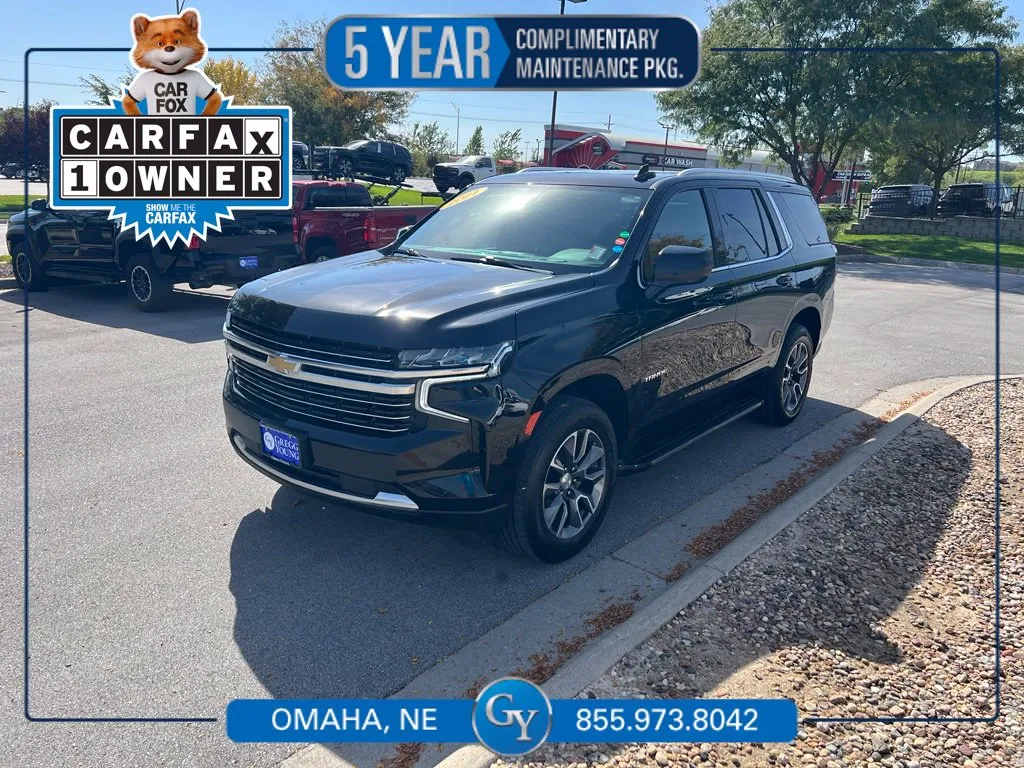 Black 2021 Chevrolet Tahoe LT for sale in Omaha, NE