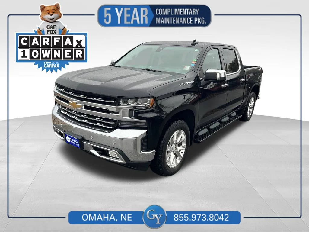 Black 2020 Chevrolet Silverado 1500 LTZ for sale in Omaha, NE