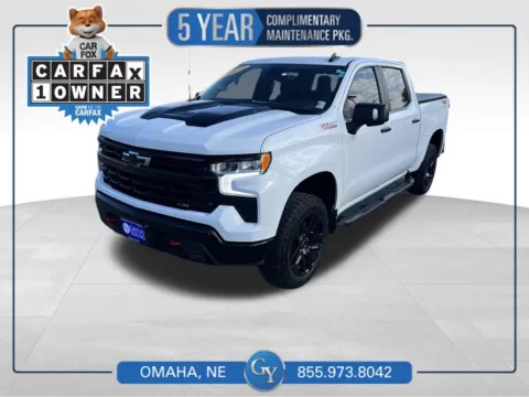White 2024 Chevrolet Silverado 1500 LT Trail Boss for sale in Omaha, NE