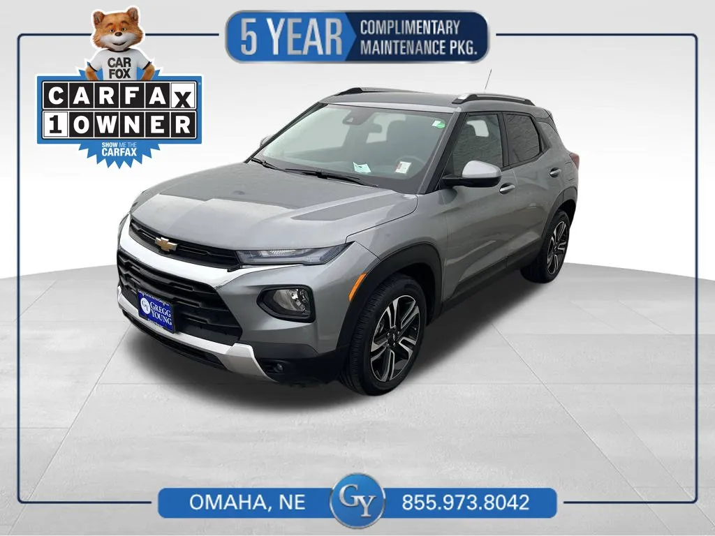 Gray 2023 Chevrolet TrailBlazer LT for sale in Omaha, NE