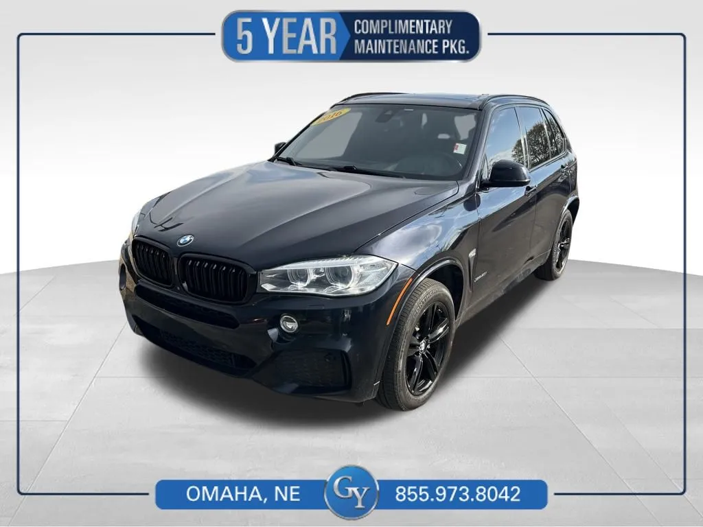 Black 2016 BMW X5 xDrive50i for sale in Omaha, NE