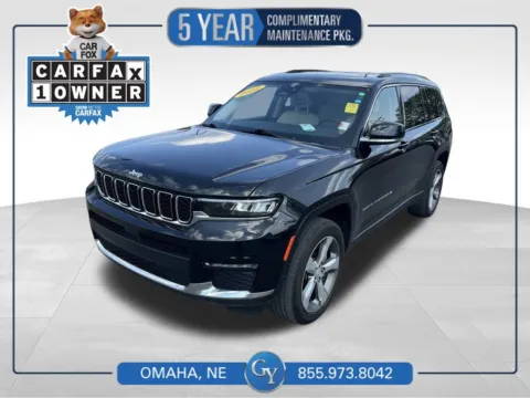 Black 2022 Jeep Grand Cherokee L Limited for sale in Omaha, NE
