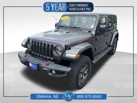Gray 2021 Jeep Wrangler Unlimited Rubicon for sale in Omaha, NE