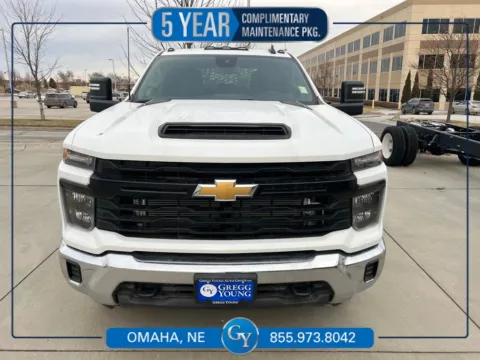 White 2025 Chevrolet Silverado 3500HD Work Truck for sale in Omaha, NE