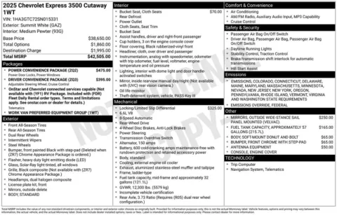 Photos of 2025 Chevrolet Express 3500 Work Van for sale in Omaha, NE at Gregg Young Chevrolet - Omaha