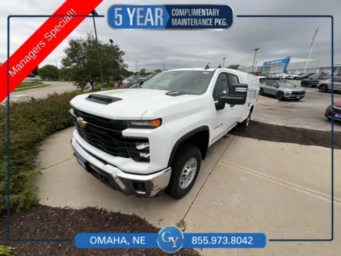 White 2024 Chevrolet Silverado 2500HD Work Truck for sale in Omaha, NE