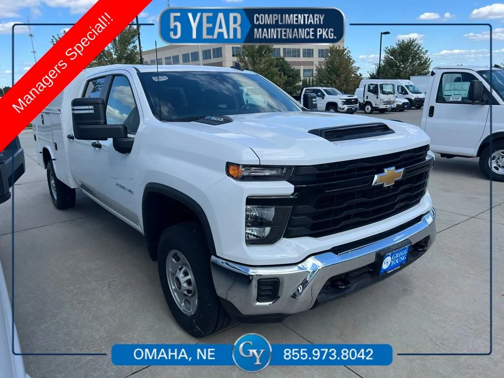 White 2024 Chevrolet Silverado 2500HD Work Truck for sale in Omaha, NE