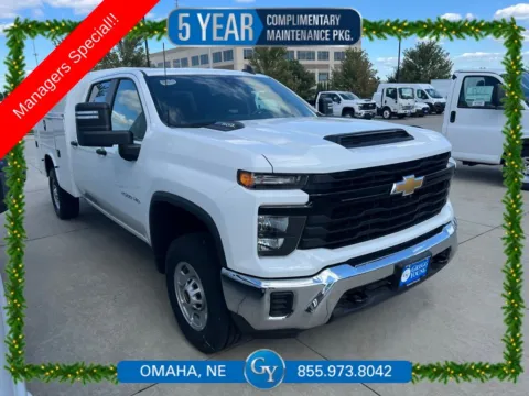White 2024 Chevrolet Silverado 2500HD Work Truck for sale in Omaha, NE