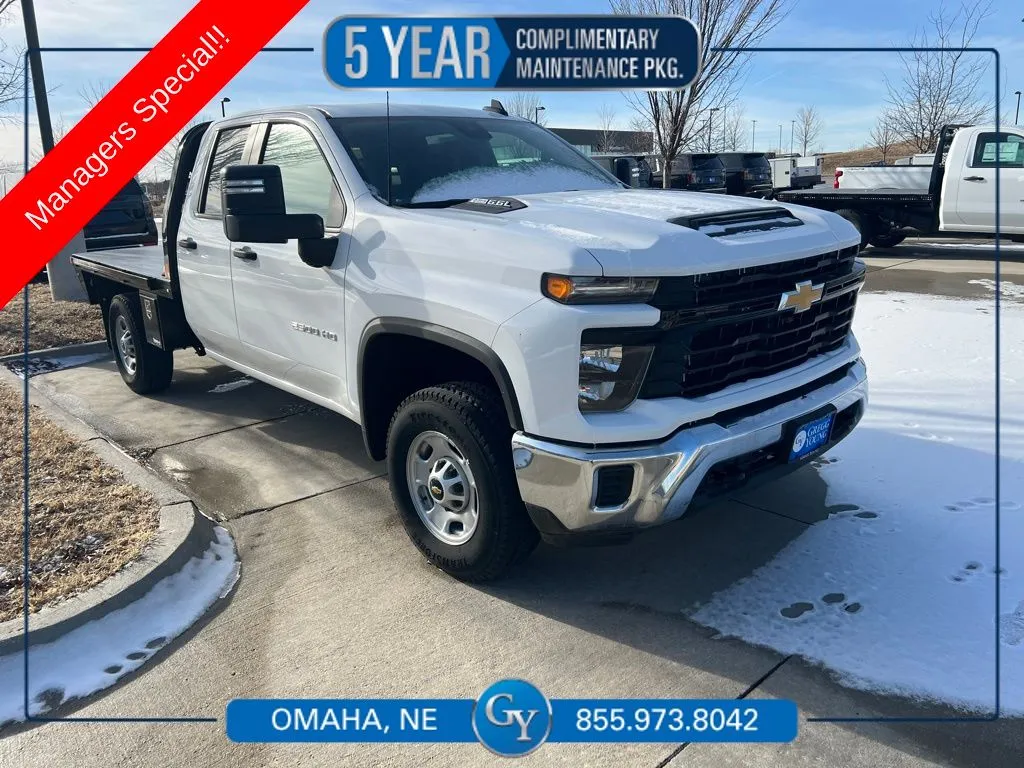 White 2024 Chevrolet Silverado 2500HD Work Truck for sale in Omaha, NE