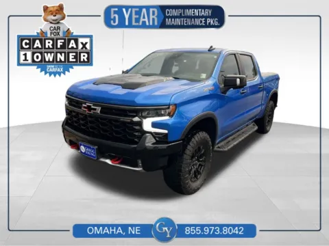 Blue 2025 Chevrolet Silverado 1500 ZR2 for sale in Omaha, NE