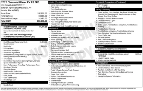 Photos of 2025 Chevrolet Blazer EV RS for sale in Omaha, NE at Gregg Young Chevrolet - Omaha