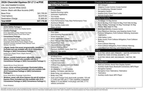 Photos of 2026 Chevrolet Equinox EV LT for sale in Omaha, NE at Gregg Young Chevrolet - Omaha