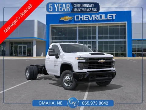 White 2026 Chevrolet Silverado 3500 HD Work Truck for sale in Omaha, NE
