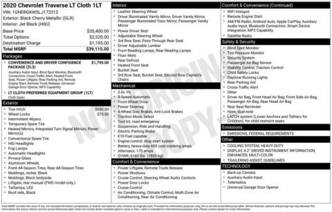 Photos of 2020 Chevrolet Traverse LT for sale in Omaha, NE at Gregg Young Chevrolet - Omaha