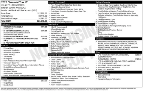 Photos of 2025 Chevrolet Trax LT for sale in Omaha, NE at Gregg Young Chevrolet - Omaha