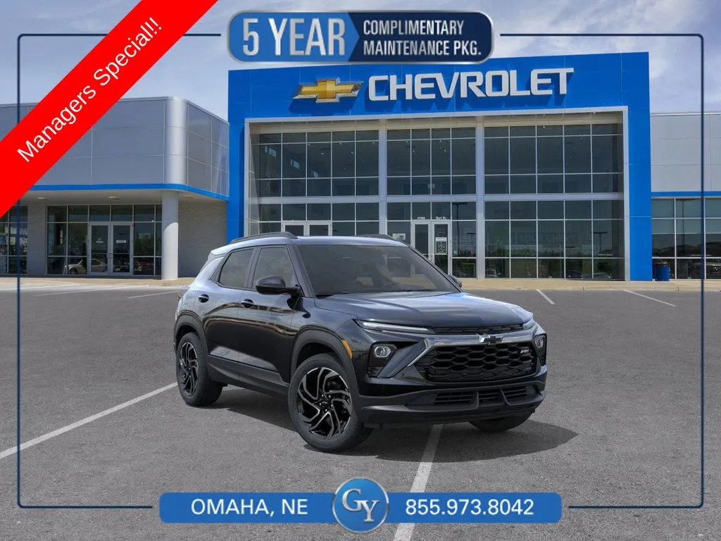 Black 2025 Chevrolet TrailBlazer RS for sale in Omaha, NE
