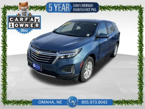 Blue 2024 Chevrolet Equinox LT for sale in Omaha, NE