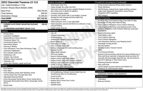 Photos of 2022 Chevrolet Traverse LS for sale in Omaha, NE at Gregg Young Chevrolet - Omaha