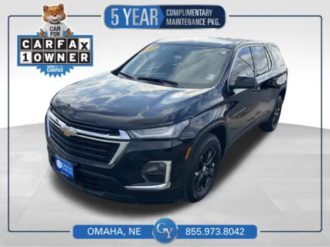 Black 2022 Chevrolet Traverse LS for sale in Omaha, NE