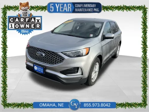 Silver 2024 Ford Edge SEL for sale in Omaha, NE