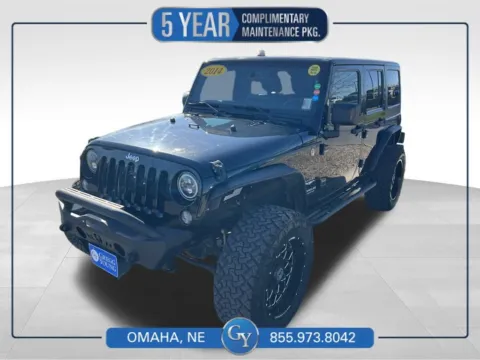 Black 2014 Jeep Wrangler Unlimited Sahara for sale in Omaha, NE