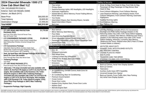 Photos of 2024 Chevrolet Silverado 1500 LTZ for sale in Atlantic, IA at Gregg Young Automotive of Atlantic - Chevrolet GMC