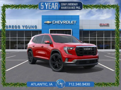 Red 2026 GMC Acadia Elevation for sale in Atlantic, IA