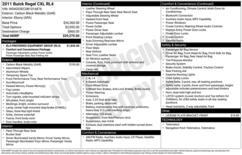 Photos of 2011 Buick Regal CXL for sale in Atlantic, IA at Gregg Young Automotive of Atlantic - Chevrolet GMC