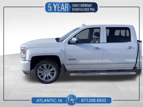 White 2017 Chevrolet Silverado 1500 High Country for sale in Atlantic, IA