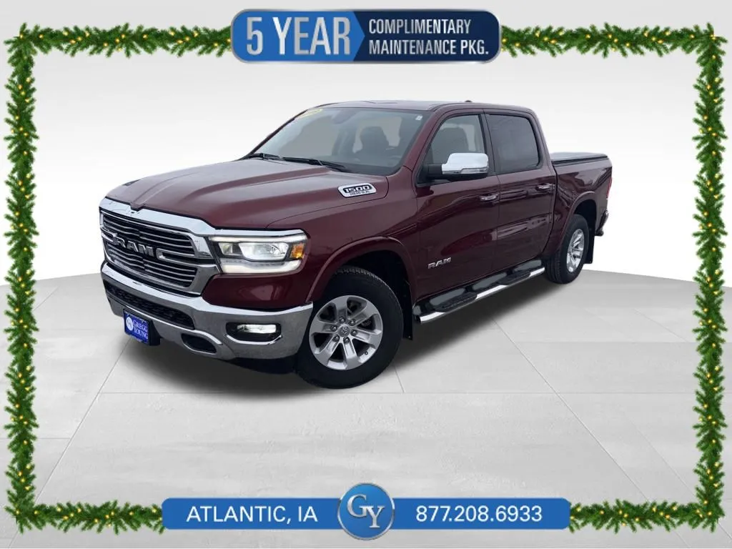 Red 2019 Ram 1500 Laramie for sale in Atlantic, IA