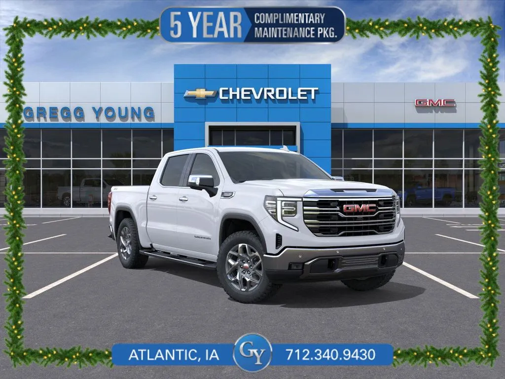 White 2026 GMC Sierra 1500 SLT for sale in Atlantic, IA