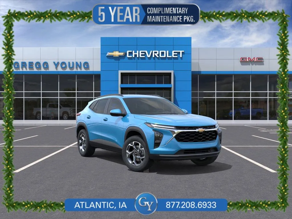 Blue 2026 Chevrolet Trax LT for sale in Atlantic, IA