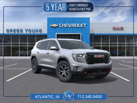 Gray 2026 GMC Acadia AT4 for sale in Atlantic, IA