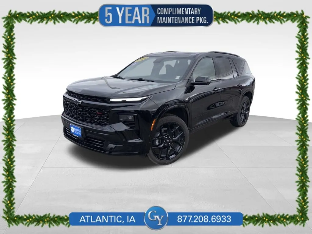 Black 2024 Chevrolet Traverse RS for sale in Atlantic, IA