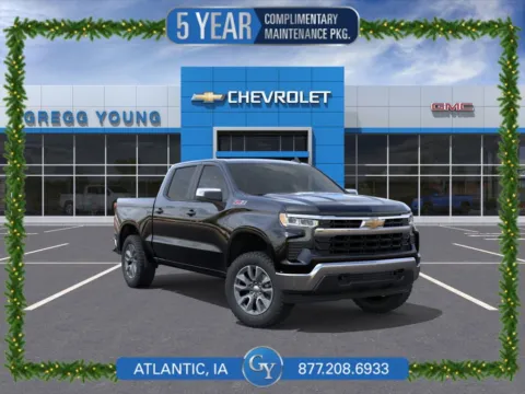 Black 2026 Chevrolet Silverado 1500 LT for sale in Atlantic, IA