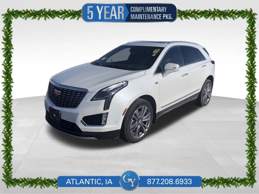 White 2023 Cadillac XT5 Premium Luxury for sale in Atlantic, IA