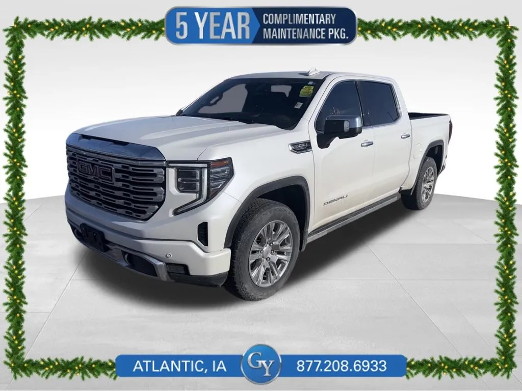 White 2022 GMC Sierra 1500 Denali for sale in Atlantic, IA