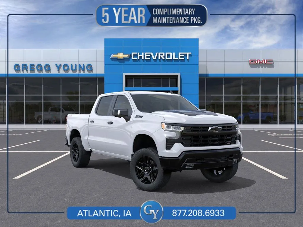 White 2026 Chevrolet Silverado 1500 LT Trail Boss for sale in Atlantic, IA