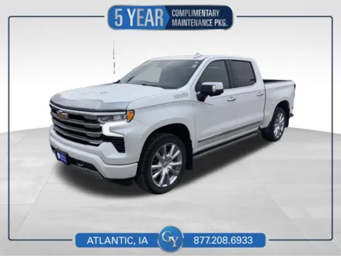 White 2023 Chevrolet Silverado 1500 High Country for sale in Atlantic, IA
