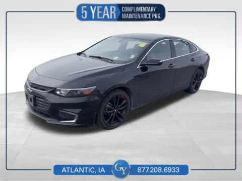 Black 2018 Chevrolet Malibu LT for sale in Atlantic, IA