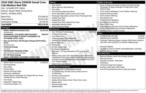 Photos of 2026 GMC Sierra 2500HD Denali for sale in Atlantic, IA at Gregg Young Automotive of Atlantic - Chevrolet GMC