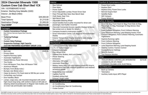 Photos of 2024 Chevrolet Silverado 1500 Custom for sale in Atlantic, IA at Gregg Young Automotive of Atlantic - Chevrolet GMC