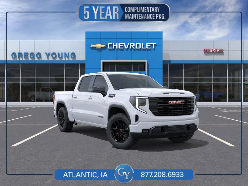 White 2026 GMC Sierra 1500 Elevation for sale in Atlantic, IA