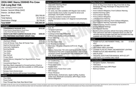 Photos of 2026 GMC Sierra 2500HD Pro for sale in Atlantic, IA at Gregg Young Automotive of Atlantic - Chevrolet GMC