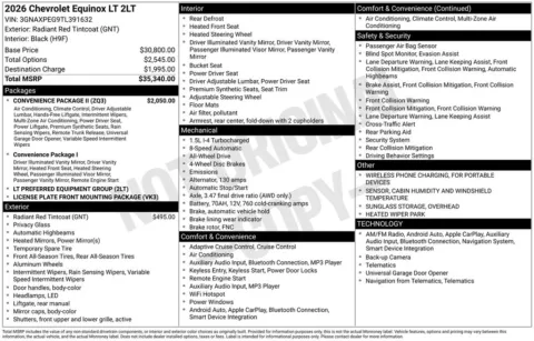 Photos of 2026 Chevrolet Equinox LT for sale in Atlantic, IA at Gregg Young Automotive of Atlantic - Chevrolet GMC